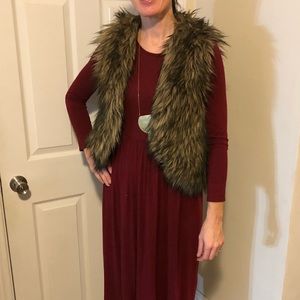 ECOTE faux fur vest UO Urban Outfitters